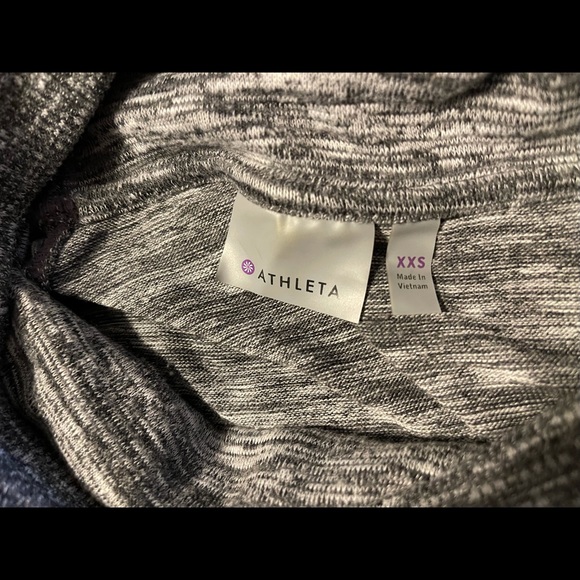 Women’s Athleta Cowl Neck Hoodie Dress SZ XXS - Picture 3 of 12